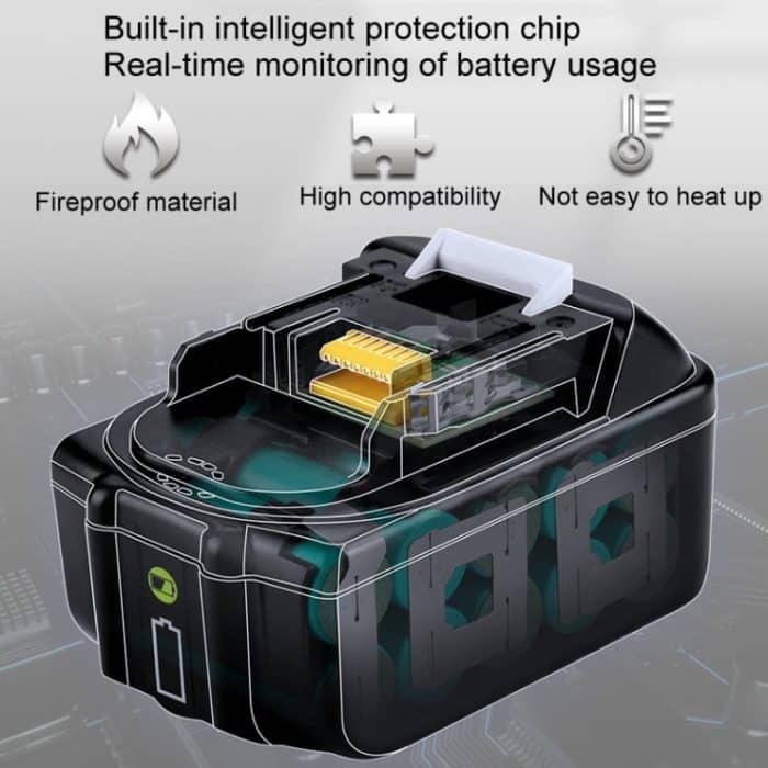 Für Makita BL1830 / BL1850 18V Akku-Elektrowerkzeug-Zubehör Lithium-Akku, 1500mAh, 2000mAh, 3000mAh, 4000mAh, 5000mAh, 6000mAh, 9000mAh – Bild 7