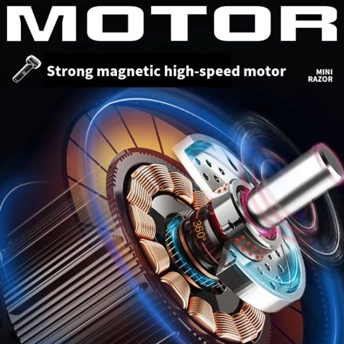 Elektrischer Rasierer für Männer, tragbar, Mini-LED-Digitalanzeige, intelligenter Rasierer – Bild 7