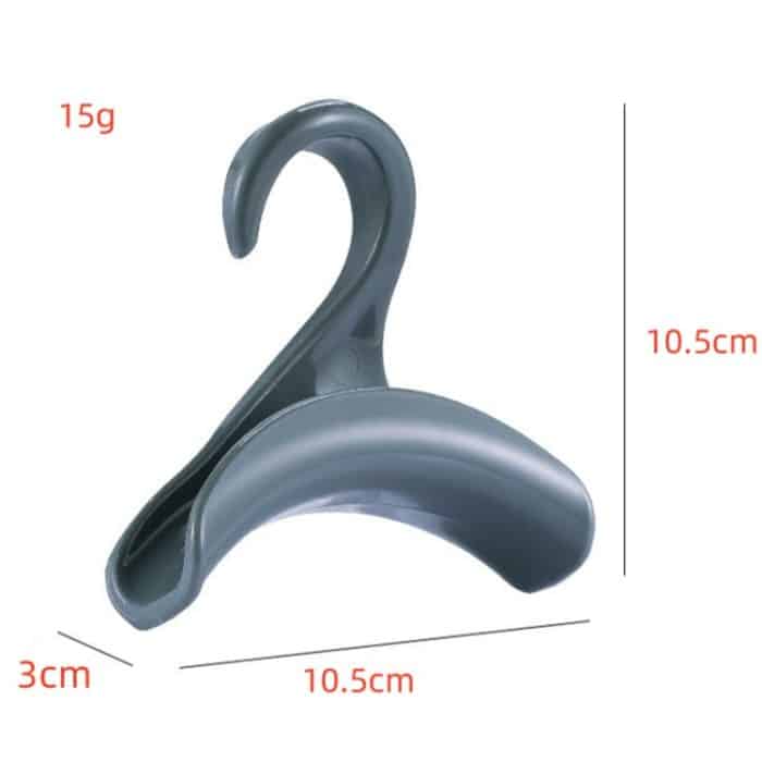 Garderobenhaken, Hut- und Schal-Aufbewahrungsregal, Tasche, verformungssicherer Bogenaufhänger – Bild 2