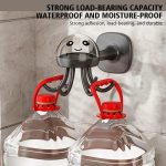 Multifunktionaler, um 360 Grad drehbarer Hakenhalter mit sechs Klauen für die Küchenaufbewahrung, nahtlose, stanzfreie Haken – Bild 6