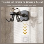 Multifunktionaler, um 360 Grad drehbarer Hakenhalter mit sechs Klauen für die Küchenaufbewahrung, nahtlose, stanzfreie Haken – Bild 7