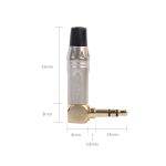 L-förmiger 90-Grad-3,5-mm-Stereo-Headset-Draht-Schweißstecker aus Zinklegierung – Bild 5