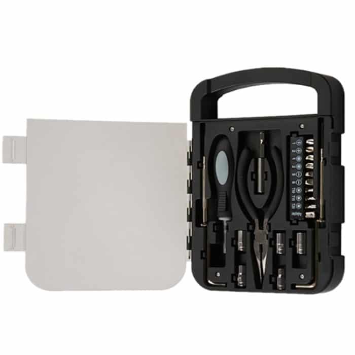 TBD06042234.jpg 22-in-1 tragbares Werkzeugset mit transparentem Deckel, Heim-Hardware-Utility-Kit – Bild 1