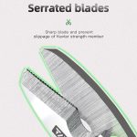 KomShine Edelstahl-Kevlar-Schere zum Abisolieren von Glasfasern, KS-K2 – Bild 4