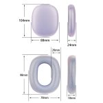 Für AirPods Max Kopfhörer 4-in-1-Silikon-Ersatzhüllen-Set, 4-in-1 (White), 4-in-1 (Red), 4-in-1 (Transparent Black) – Bild 4