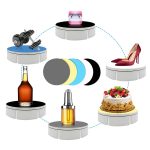 Rotierende Kabine, PVC-Hintergrundtafel, Live-Produktpräsentationszubehör, zufällige Farblieferung, 15cm, 22cm, 30cm – Bild 5