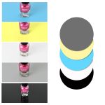 Rotierende Kabine, PVC-Hintergrundtafel, Live-Produktpräsentationszubehör, zufällige Farblieferung, 15cm, 22cm, 30cm – Bild 6