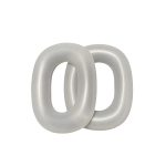 Für AirPods Max Kopfhörer Ohrkappenabdeckung Ersatzteil, Ear Cap Cover (Transparent Black), Ear Cap Cover (Transparent), Ear Cap Cover (Transparent Purple)