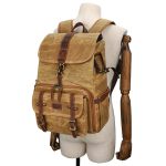 Große Kapazität SLR Digitalkamera Tasche Laptop Rucksack Canvas Aufbewahrungstasche – Bild 8