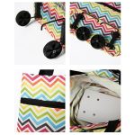 2-in-1-Einkaufstasche aus Oxford-Stoff, faltbarer Einkaufswagen – Bild 6