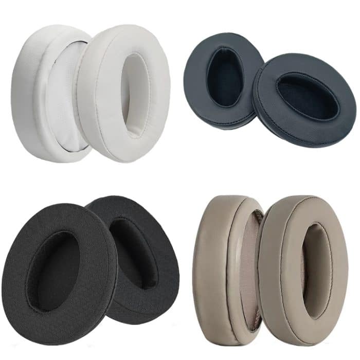 2 Stück für Sennheiser HD4.50BTNC Wireless Headset Schwammabdeckung Ersatz-Ohrenschützer, White, Black Sheepskin, Black Mesh, Champagne – Bild 2