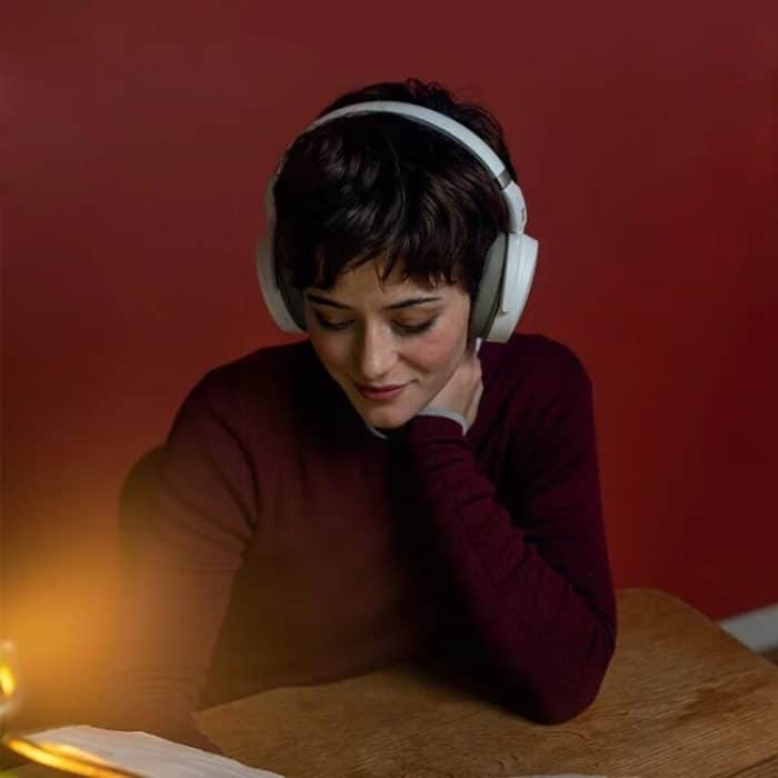 2 Stück für Sennheiser HD4.50BTNC Wireless Headset Schwammabdeckung Ersatz-Ohrenschützer, White, Black Sheepskin, Black Mesh, Champagne – Bild 7