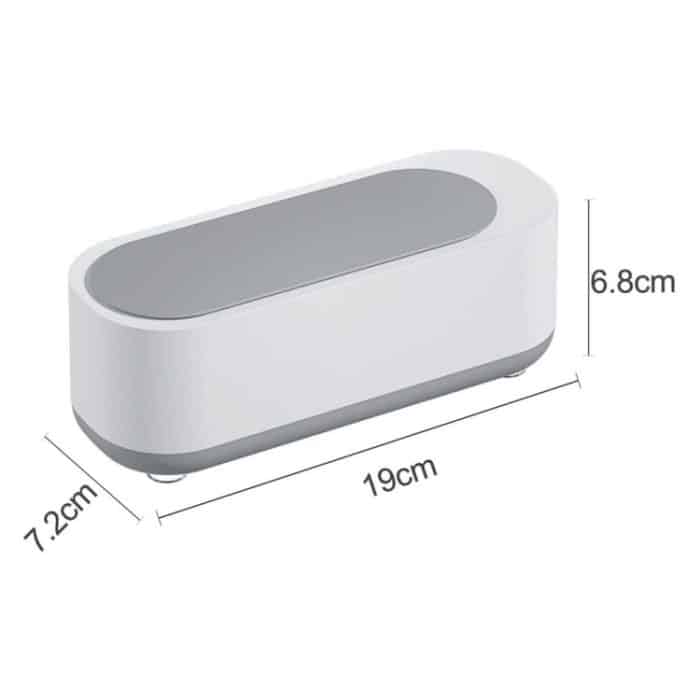 Multifunktionaler Ultraschallreiniger zur Reinigung von Schmuck, Brillengläsern und Brillengläsern, Dry Battery Powered Gray, Dry Battery Powered Pattern, Rechargeable With Purple Light – Bild 2