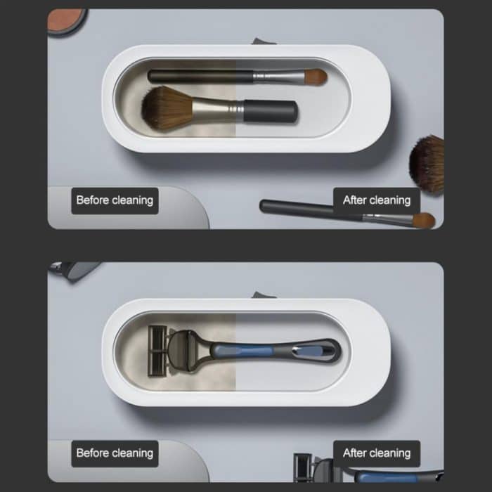 Multifunktionaler Ultraschallreiniger zur Reinigung von Schmuck, Brillengläsern und Brillengläsern, Dry Battery Powered Gray, Dry Battery Powered Pattern, Rechargeable With Purple Light – Bild 9