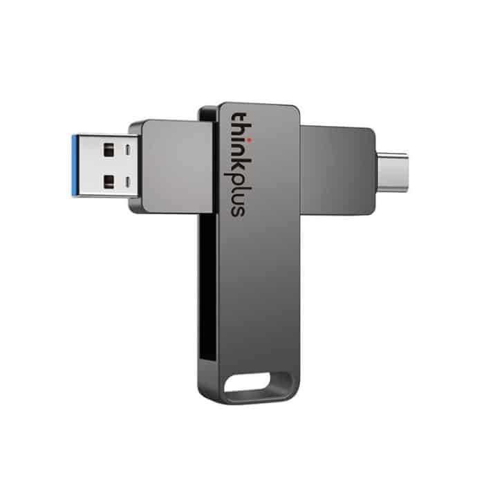 TBD0604245401A.jpg Lenovo Thinkplus MU110 USB3.2- und Typ-C-Dual-Interface-Rotations-Flash-Laufwerk, 32GB, 64GB, 128GB, 256GB, 512GB – Bild 1