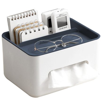 Multifunktionale Taschentuchbox, Serviettenbehälter, Organizer-Box für Fernbedienung