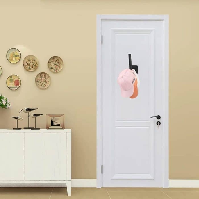 2 Stück Baseball-Mützen-Wand-selbstklebende Hängeregal-Haken – Bild 5