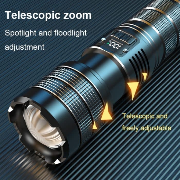 X9 Outdoor White Laser Digital Display Zoom Taschenlampe Taschenlampe mit großer Reichweite, X9 – Bild 7