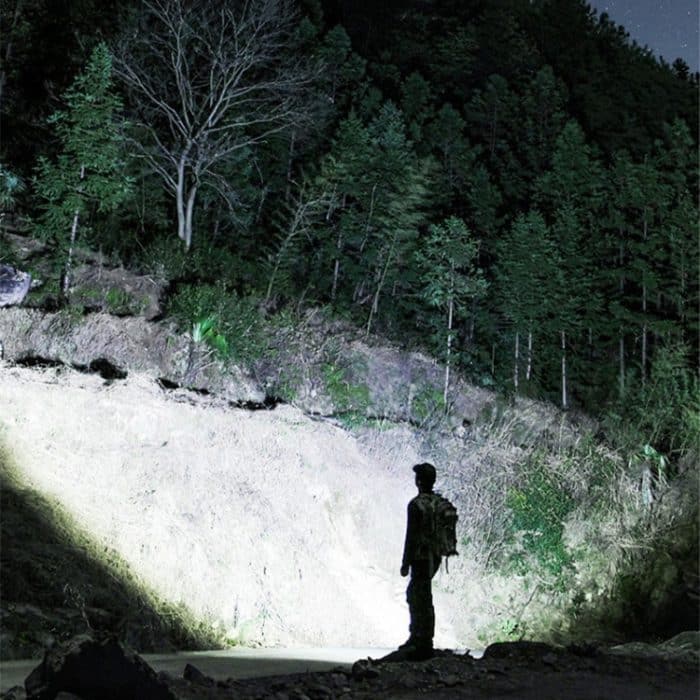 X9 Outdoor White Laser Digital Display Zoom Taschenlampe Taschenlampe mit großer Reichweite, X9 – Bild 10