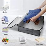 Vliesstoff, faltbare Aufbewahrungstasche für Kleidung, Steppdecke, Packtasche – Bild 6