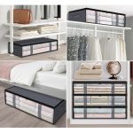 Vliesstoff, faltbare Aufbewahrungstasche für Kleidung, Steppdecke, Packtasche – Bild 7