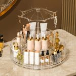 Kosmetik-Aufbewahrungsbox, großes Fassungsvermögen, rotierendes Bürstenrohr