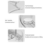Kosmetik-Aufbewahrungsbox, großes Fassungsvermögen, rotierendes Bürstenrohr – Bild 4