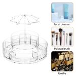 Kosmetik-Aufbewahrungsbox, großes Fassungsvermögen, rotierendes Bürstenrohr – Bild 5