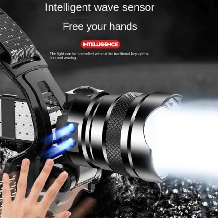 V103 P50 Outdoor-Scheinwerfer mit einziehbarem Zoom, wasserdichter Suchscheinwerfer ohne Batterie, V103 P50 Non-sensor Model, V103 P50 Sensor Model – Bild 5