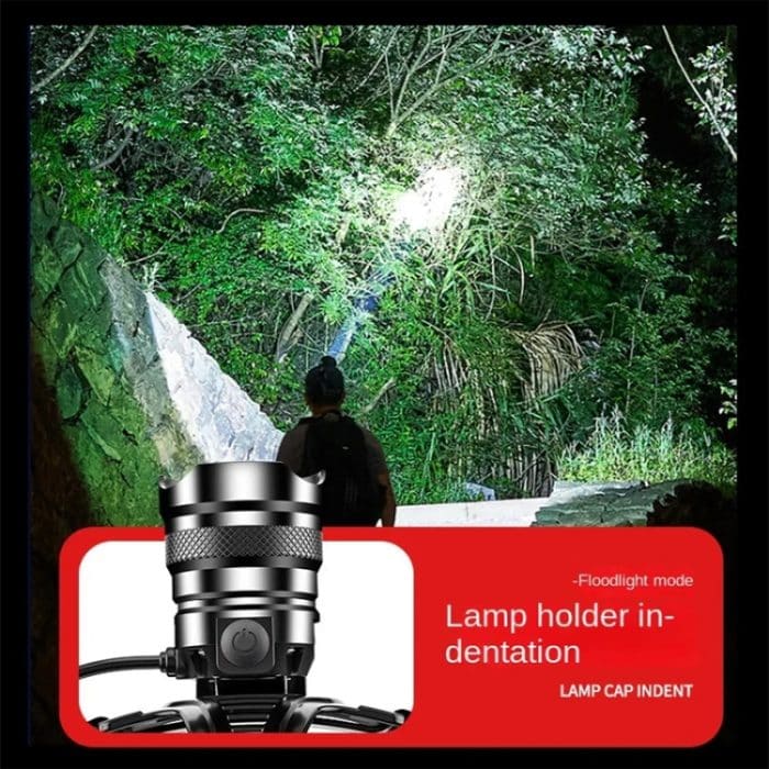 V103 P50 Outdoor-Scheinwerfer mit einziehbarem Zoom, wasserdichter Suchscheinwerfer ohne Batterie, V103 P50 Non-sensor Model, V103 P50 Sensor Model – Bild 6