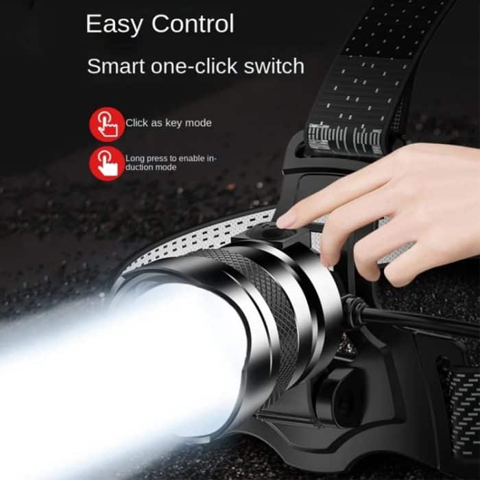 V103 P50 Outdoor-Scheinwerfer mit einziehbarem Zoom, wasserdichter Suchscheinwerfer ohne Batterie, V103 P50 Non-sensor Model, V103 P50 Sensor Model – Bild 8