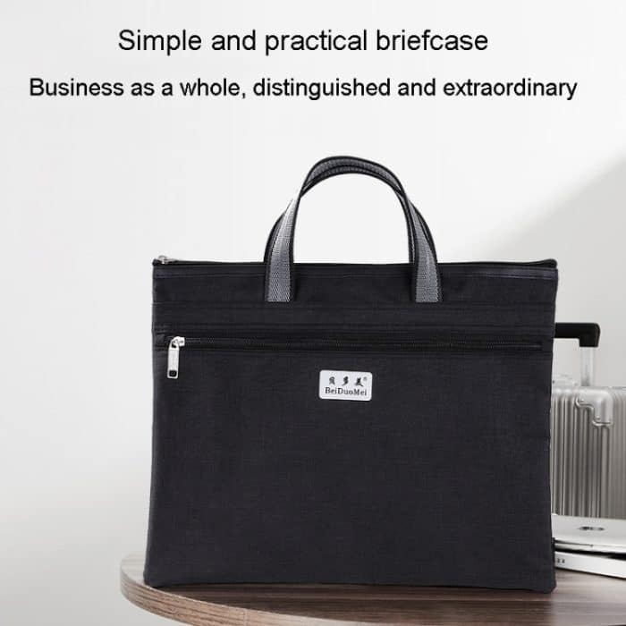 BeiDuoMei Aktentasche aus verdicktem Oxford-Stoff, tragbare Aktentasche, A4-Aufbewahrungspaket – Bild 8