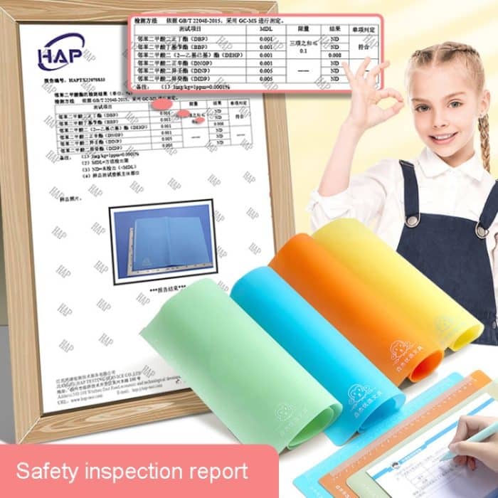 YAOJIE rutschfeste Prüfungsunterlage für Studenten, Schreibwaren, Zeichnen, Schreiben, weiche Tafel, Büro-Schreibmatte, A3 White, A3 Pink, A3 Blue, A4  White, A4 Pink, A4 Blue – Bild 9