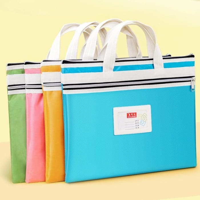 BeiDuoMei Studenten-Aktentasche, A4, doppellagig, klassifizierte Aufbewahrung, Prüfungspapier-Datentasche – Bild 2