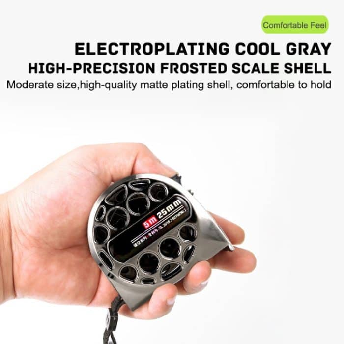 Hohles Stahlbandmaß, wasserdichtes Rostschutz-Metalllineal, 3M 16mm, 5M 19mm, 5M 25mm, 7.5m 25mm – Bild 6