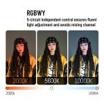 YONGNUO YN360IV 480 LEDs RGB APP-gesteuertes Fotografie-Fülllicht, Standard, Standard+Adapter, Standard+NP-F970, Standard+NP-F750, Standard+Adapter+NP-F970, Standard+Adapter+NP-F750 – Bild 13