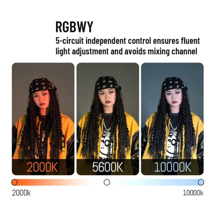 YONGNUO YN360IV 480 LEDs RGB APP-gesteuertes Fotografie-Fülllicht, Standard, Standard+Adapter, Standard+NP-F970, Standard+NP-F750, Standard+Adapter+NP-F970, Standard+Adapter+NP-F750 – Bild 13