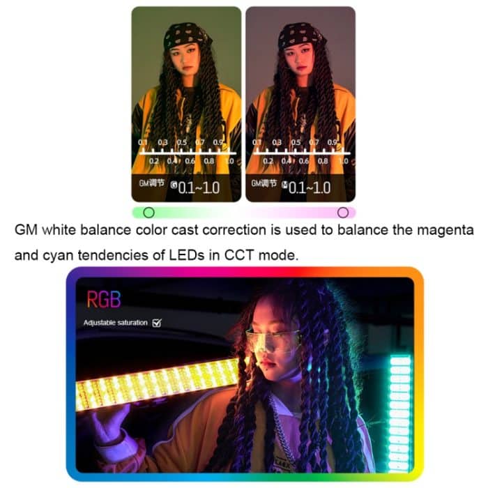 YONGNUO YN360IV 480 LEDs RGB APP-gesteuertes Fotografie-Fülllicht, Standard, Standard+Adapter, Standard+NP-F970, Standard+NP-F750, Standard+Adapter+NP-F970, Standard+Adapter+NP-F750 – Bild 14