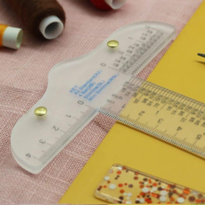 Kunststoff-T-Quadrat-Lineal zum Lernen von Schreibwaren – Bild 4