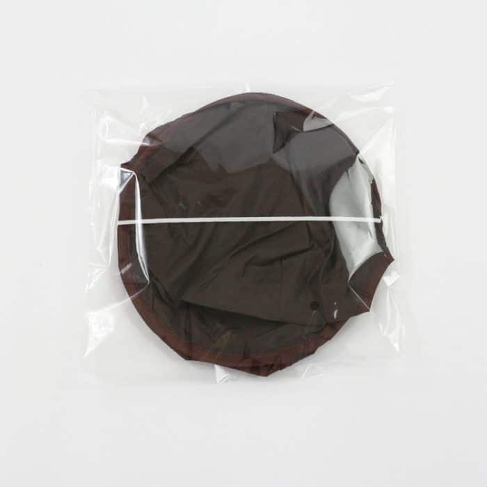 Bart-Rasierschürze, praktischer Polyester-Friseurumhang in Regenschirmform, Silver Gray, Dark Brown – Bild 7