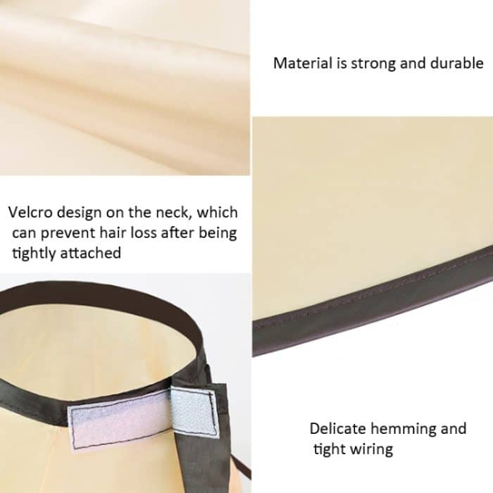 Friseurschürze für Erwachsene, faltbarer Umhang, Schal mit Ärmeln – Bild 5