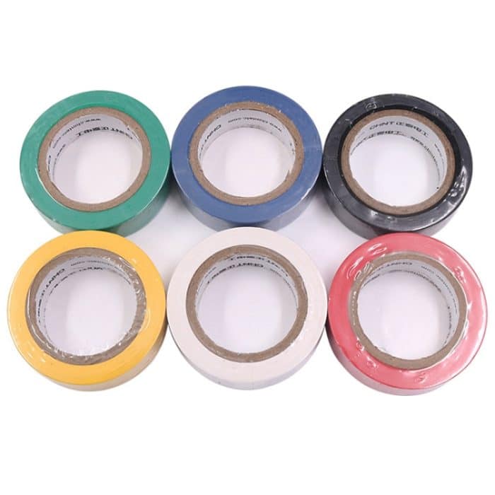 CHINT Isolierband, wasserdichte PVC-Draht-Isolierbänder, 10m Blue, 10m Black, 10m White, 20m Blue, 20m Black, 20m White – Bild 3