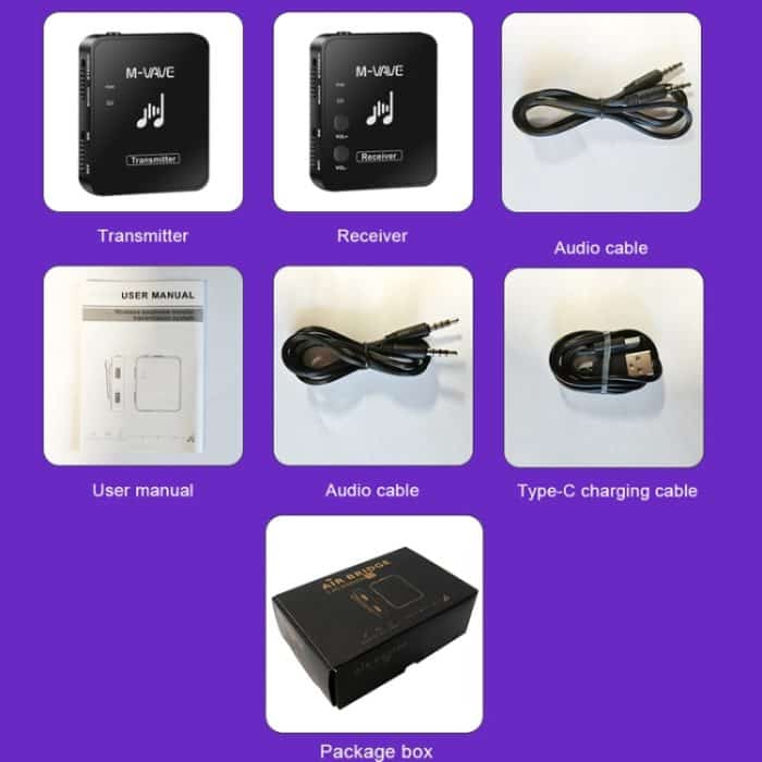 M-VAVE WP-10 2-in-1-Wireless-Monitor-Ear-Return-Sender-Empfänger, eins in einem – Bild 9