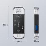 JINGHUA USB2.0 Multifunktions-Kartenleser SD/TF Dual Card Slot Handy Computer Kartenleser – Bild 2