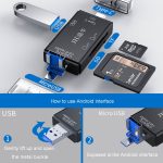 JINGHUA USB2.0 Multifunktions-Kartenleser SD/TF Dual Card Slot Handy Computer Kartenleser – Bild 6