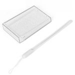 3-Zoll-Eiscreme-Glitzer-Fotobox Promi-Fotokarten-Aufbewahrungsbox für Polaroids, Transparent, Pink, Purple, Blue, Green