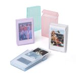 3-Zoll-Eiscreme-Glitzer-Fotobox Promi-Fotokarten-Aufbewahrungsbox für Polaroids, Transparent, Pink, Purple, Blue, Green – Bild 2