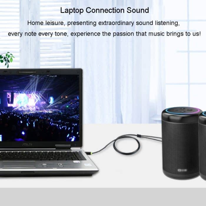 JINGHUA 3,5-mm-auf-Dual-6,5-mm-Audiokabel 1-in-2-Zweikanal-Mixer-Verstärker-Audiokabel, 0.5m, 1.5m, 3m, 5m, 10m – Bild 8