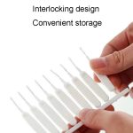 10 Stück/Packung, multifunktionale Duschloch-Reinigungsbürste, Anti-Blockier-Badewannen-Wasserhahn-Waschwerkzeug – Bild 3