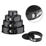 4 in 1 4 Zoll / 7 Zoll / 9 Zoll / 10 Zoll 1 Herz und 3 runde Backformen Kuchenformen Backformen, 4 In 1 – Bild 2